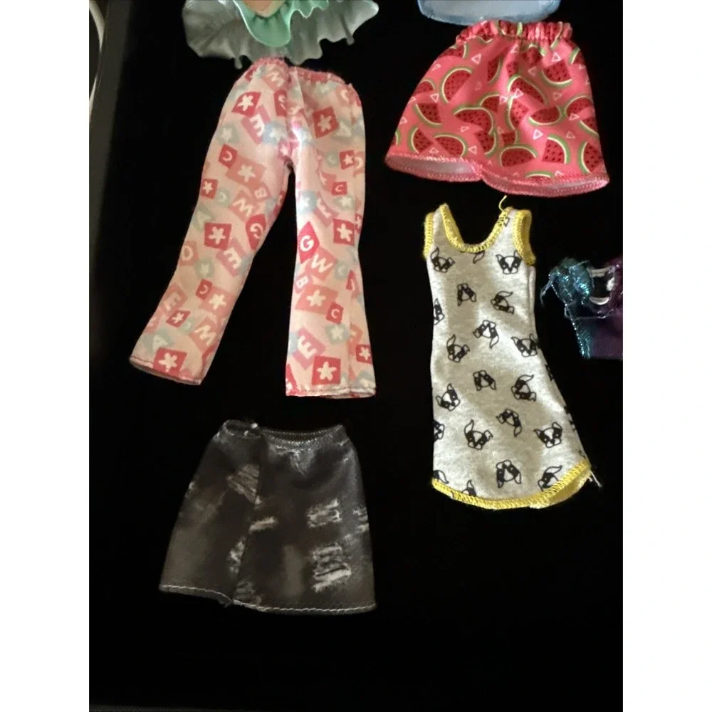 Barbie‎ Doll Size Clothes, Pants Skirt Dresses Tops. 3933